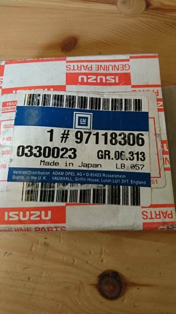 Campo Frontera A Frontera B Radlager vorne neu GM
