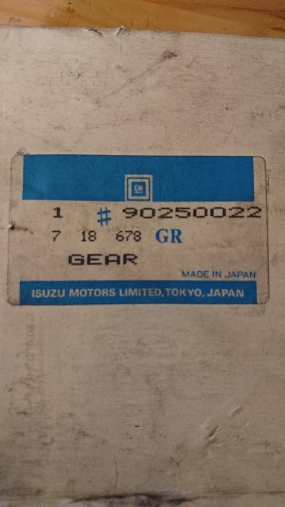 Kadett E f16 Getriebe Zahnrad zweiter Gang neu original GM