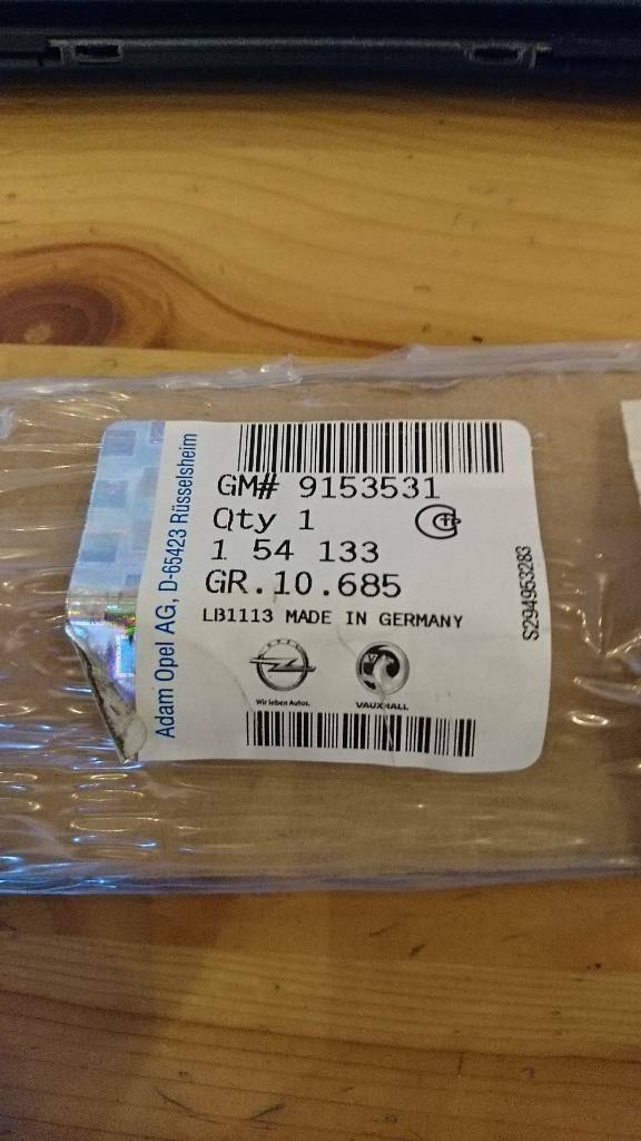 Opel Zafira A OPC Fenster Dichtung vorne links neu original GM