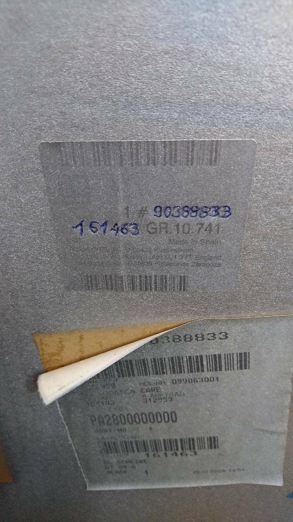 Corsa B Seitenscheibe hinten links Türe neu original GM
