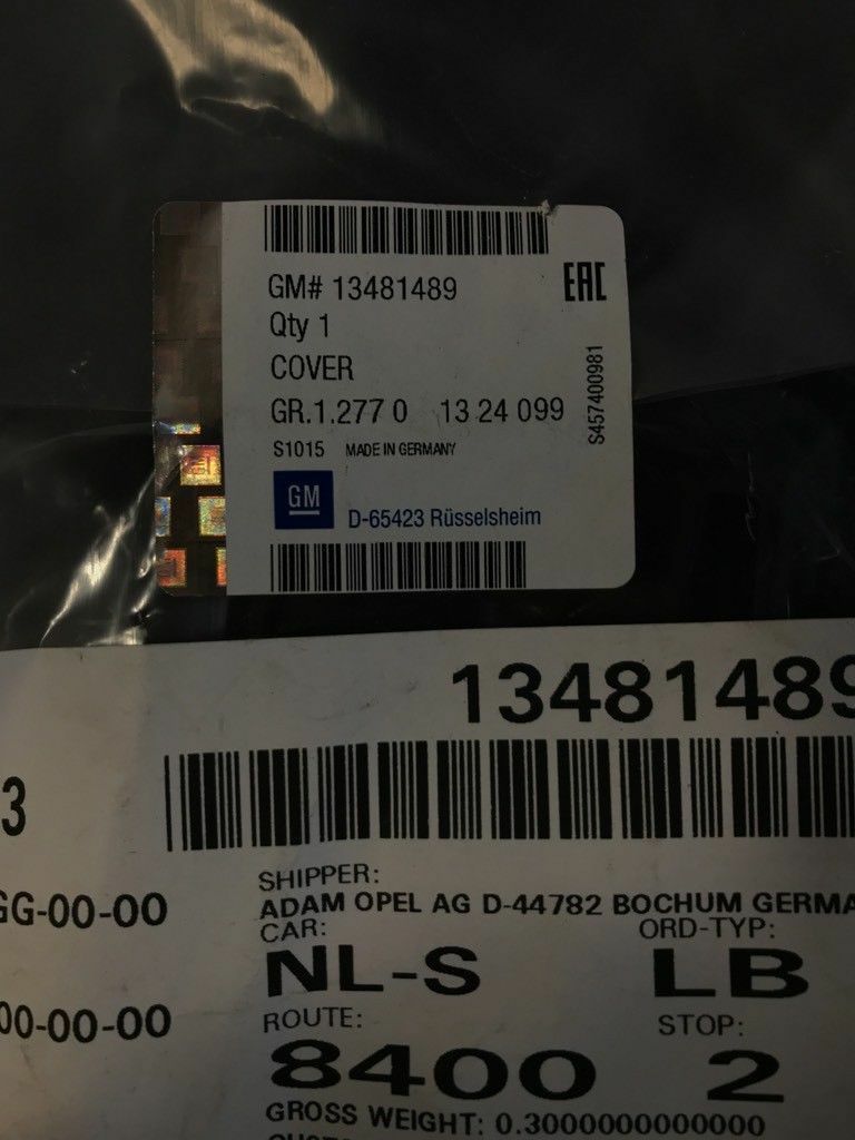 Opel Insignia Deckel Kühlergitter neu original GM