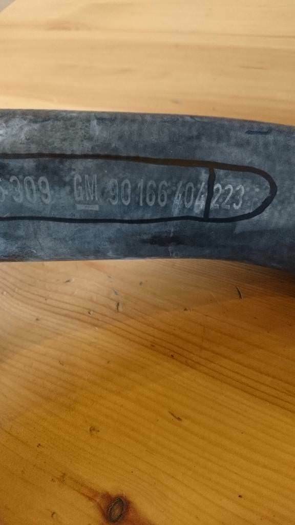 Opel Kühlerschlauch neu original GM