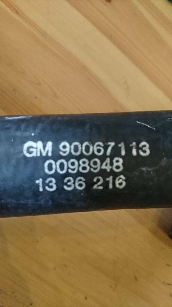 Rekord E Kühlerschlauch neu original GM