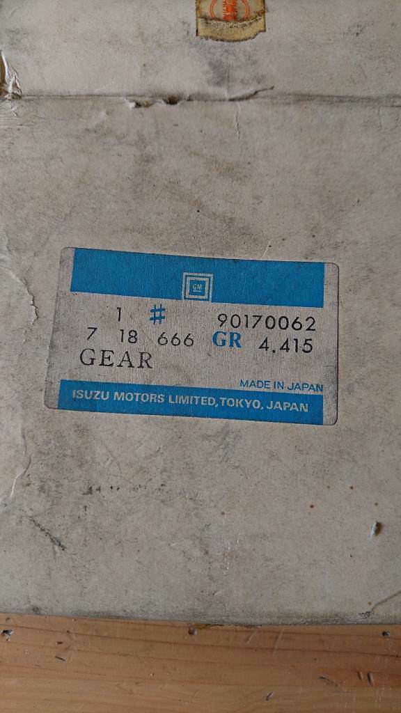 Kadett E f16 Getriebe Zahnrad zweiter Gang neu original GM