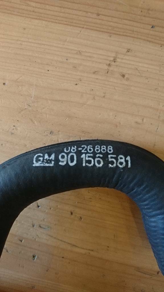 Kadett E Heizungsschlauch Rücklauf neu original GM