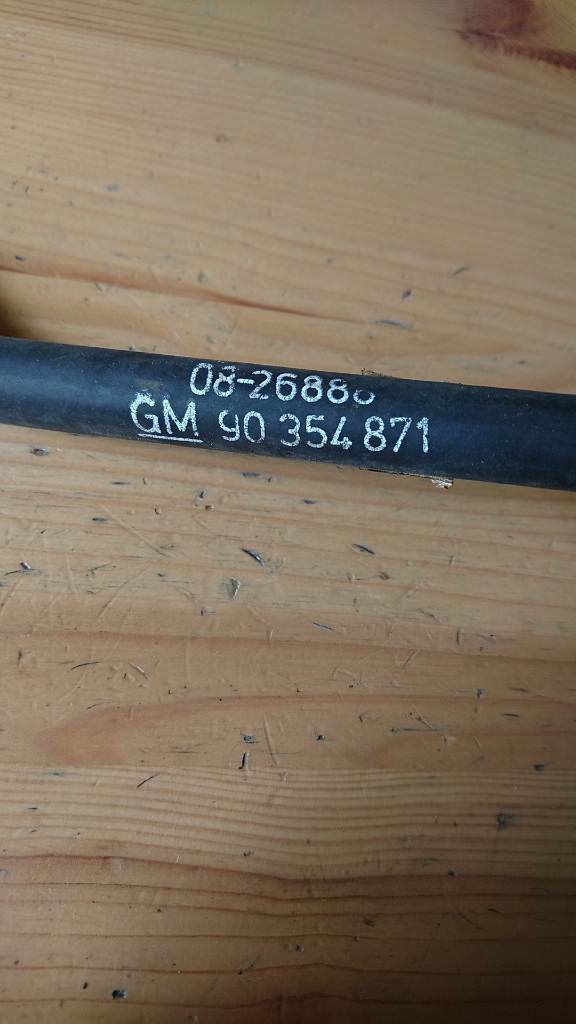 Astra f Schlauch Ausgleichsbehälter neu original gm 90354871