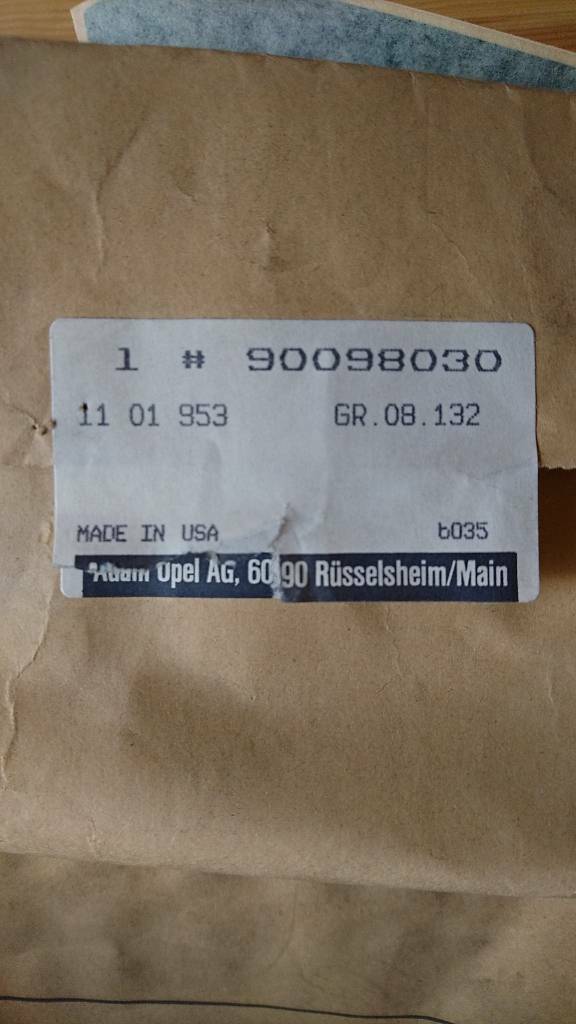 Opel Youngtimer Oldtimer Farbstreifen Kotflügel links neu GM