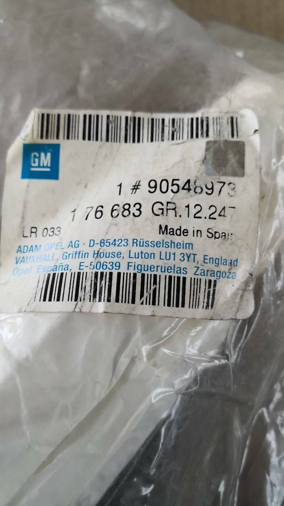 Opel Corsa C Griffleiste Heckklappe Neu Original GM