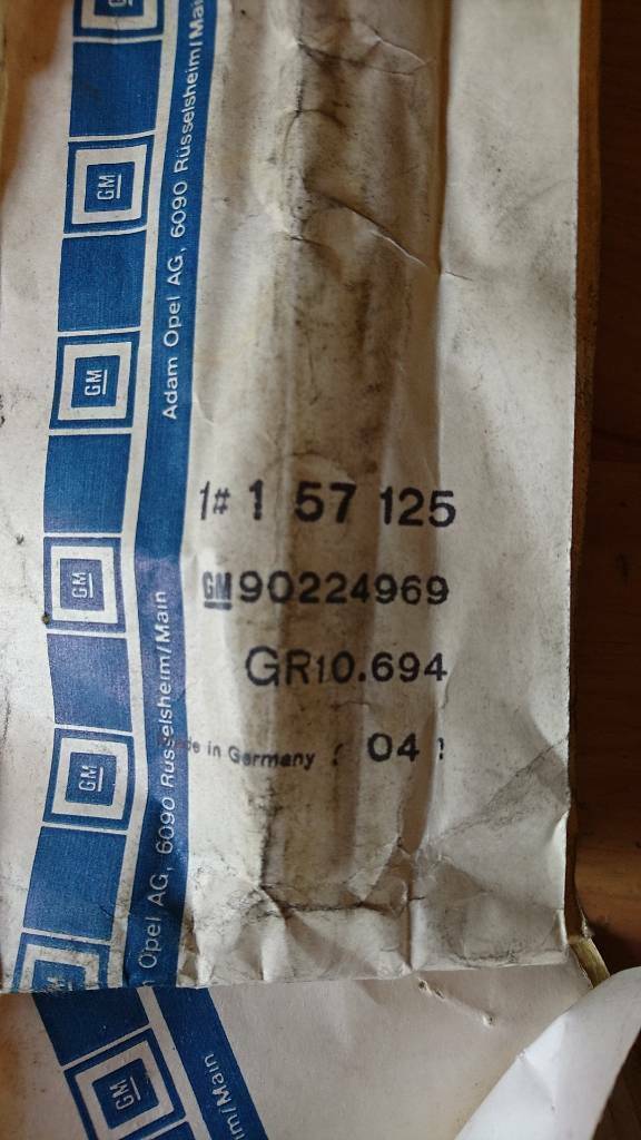 Omega A Senator B Gummidichtung Vordertür Neu Original GM