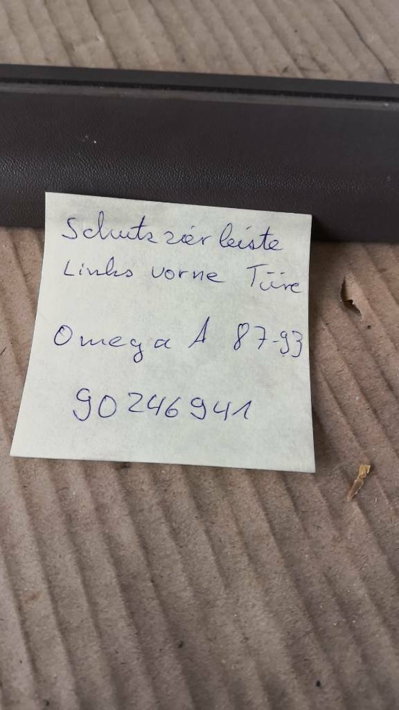 Opel Omega A Zierleiste Braun Türe Vorne Links Neu Original GM