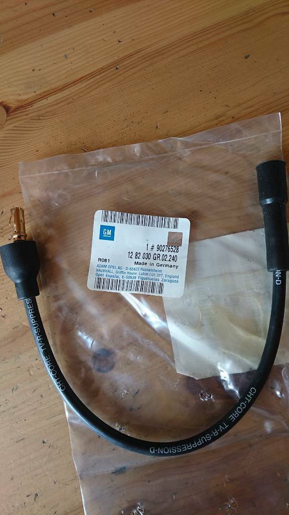 Kadett E Omega A Vectra A Zündleitung Nr 4 Neu Original GM