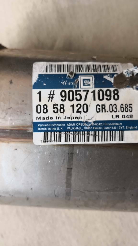 Opel Vectra B X17DTL Katalysator Neu Original GM