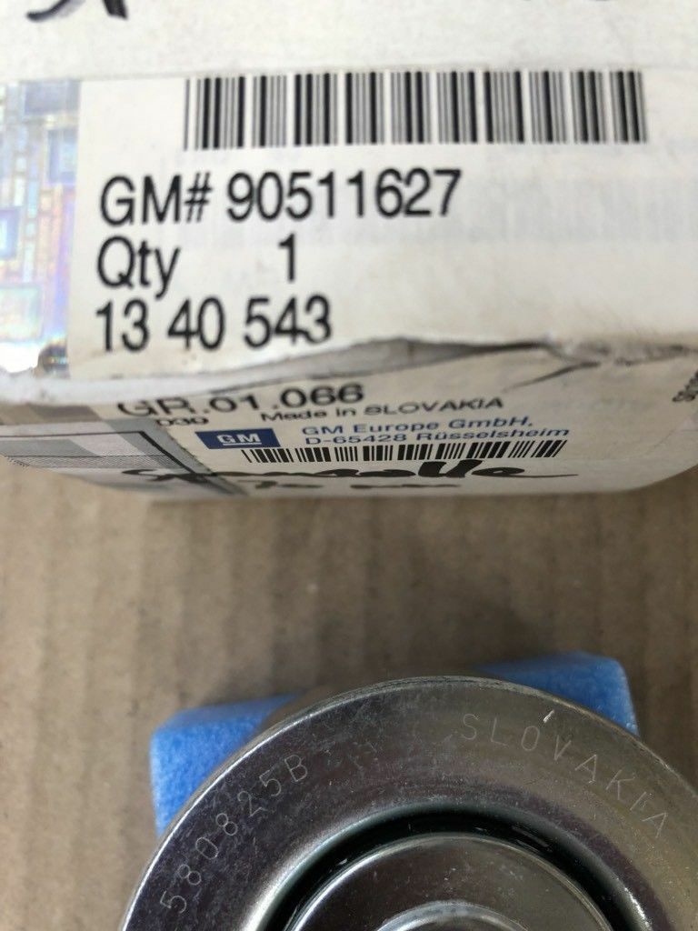 Original GM Opel Omega B 2.5D Spannrolle 70mm *NEU* 90511627