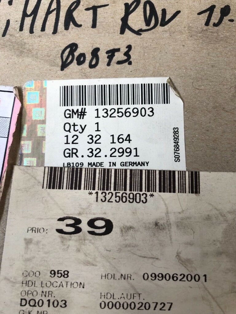 Original GM Opel Corsa D Airbag Steuergerät Neu