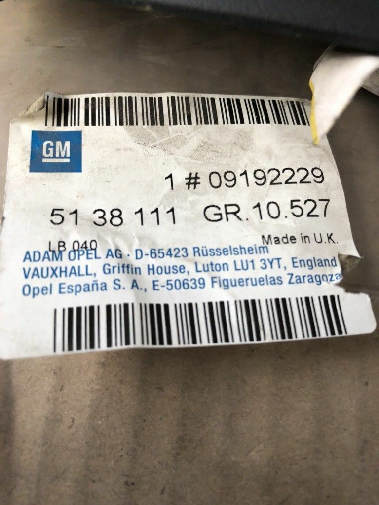 Original GM Opel Vectra B Türgriff außen Rechts *NEU*