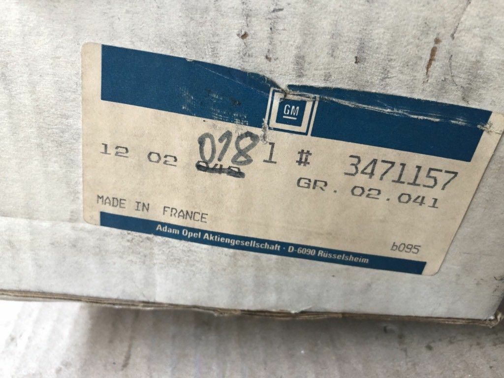 Original GM Opel Starter Anlasser blitz 2,5 liter NEU