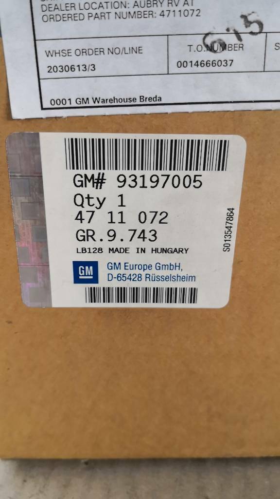 Opel Agila B Tacho Kmh Neu Original GM