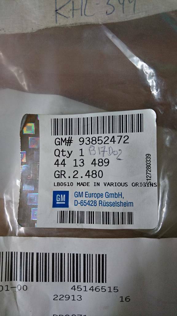 Opel Vivaro A Kennzeichenleuchte Kabelsatz neu original GM