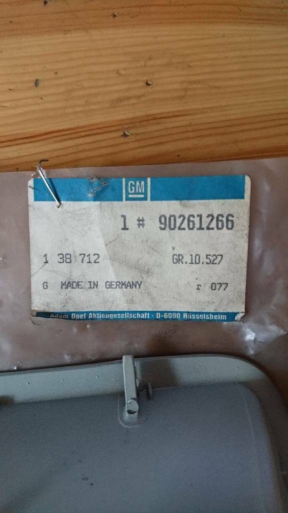 Omega A Senator B Türgriff außen Griffschale hinten neu GM
