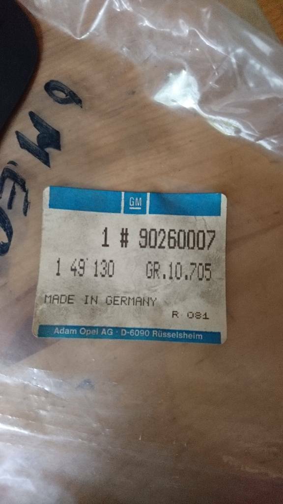 Omega A Einsatzecke innen links Neu Original GM