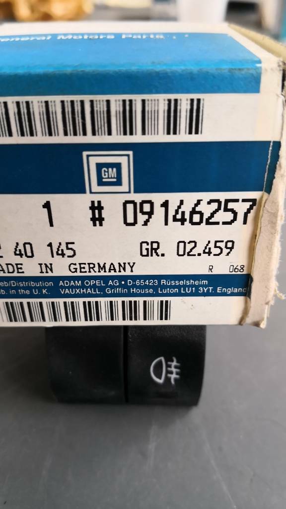 Opel Omega B Schalter Nebelscheinwerfer Neu Original GM