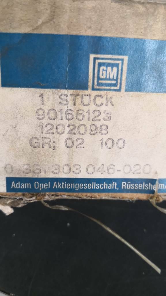 Opel Kadett E Ascona C Anlasser Schalter Starter Neu Original GM