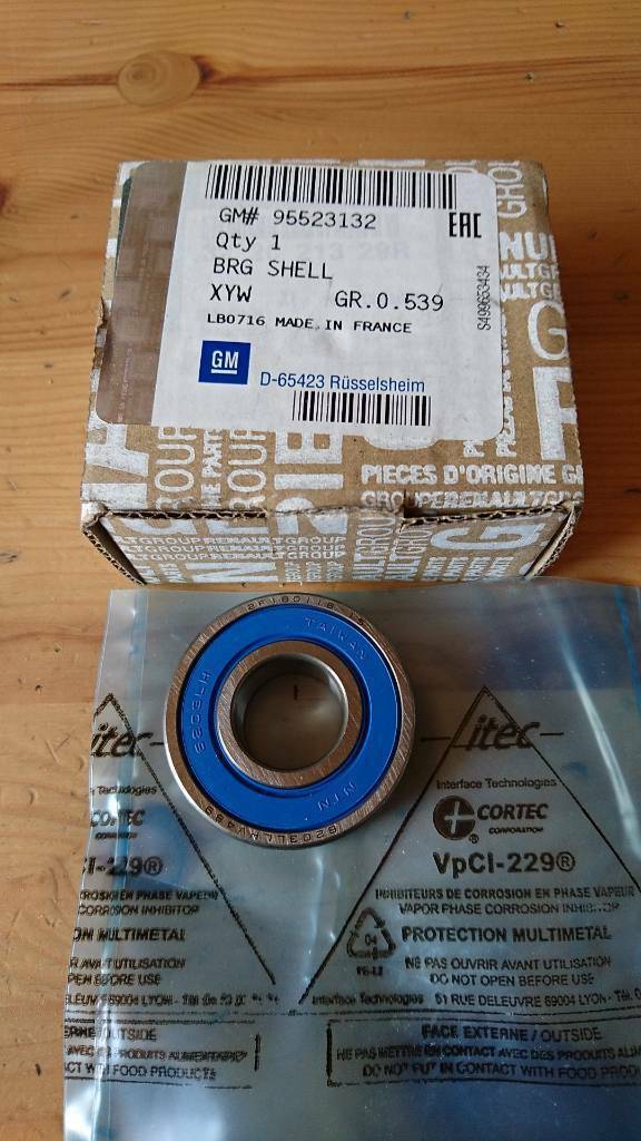 Opel Movano Vivaro Kurbelwellenlager original GM