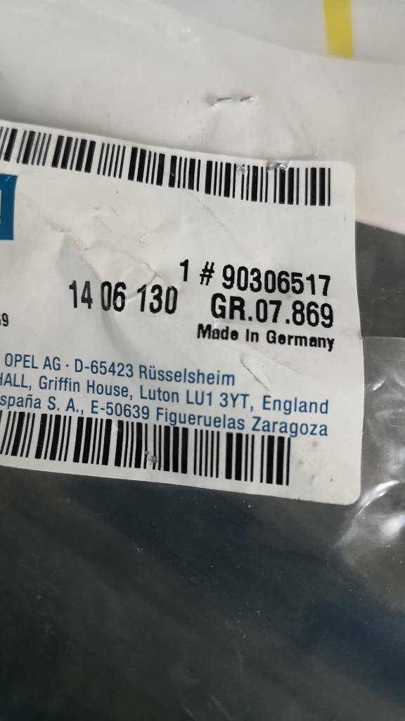 Opel Vectra A Träger Frontverkleidung Neu Original GM