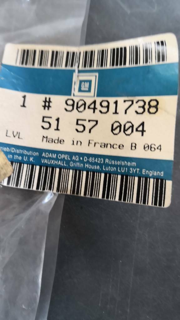 Opel Omega B Dichtung Türe Hinten Links Neu Original GM