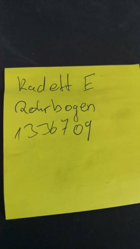 Kadett E Rohrbogen Neu Original GM