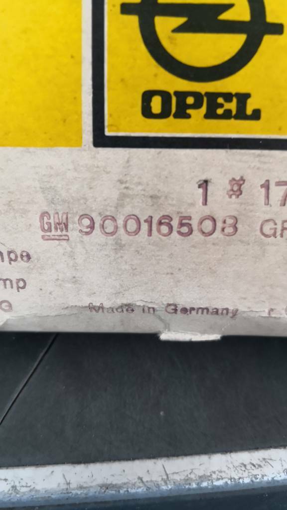 Opel Rekord Nachrüstsatz Innenleuchte Neu Original GM