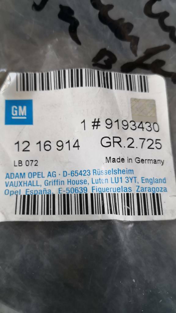 Opel Omega B Scheinwerfer Dichtung Neu Original GM