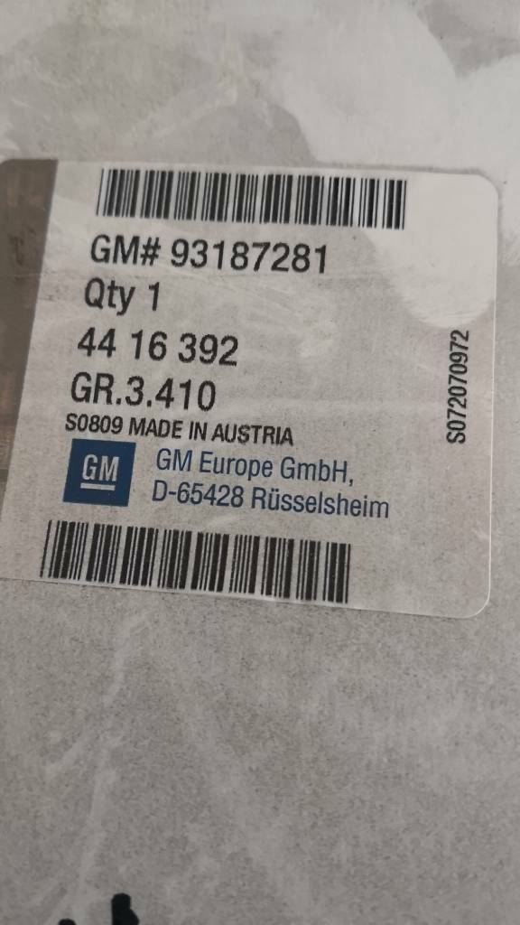 Opel Movano Luftfilter neu original GM