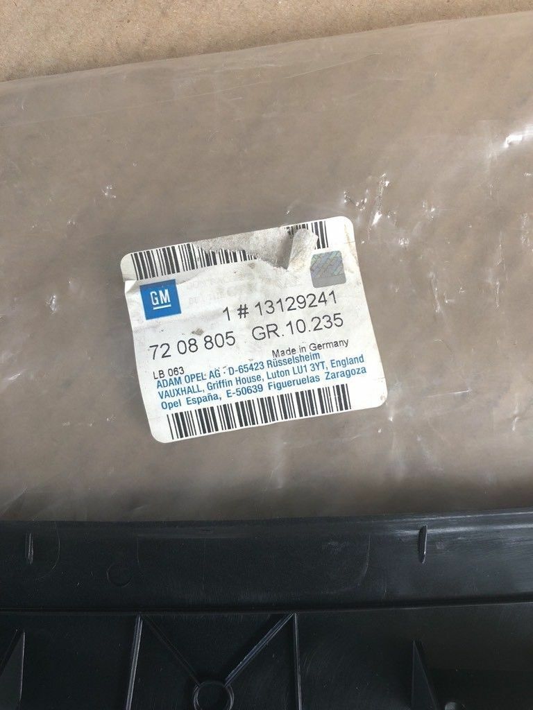 Original GM Opel Meriva A Abdeckung Frontscheibe Neu