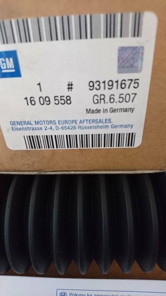 Vectra C Signum Reperatursatz Antriebswelle neu original GM