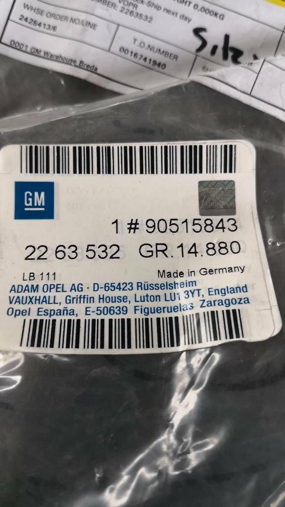 Opel Vectra B Scharnierabdeckung vorne rechts neu original GM
