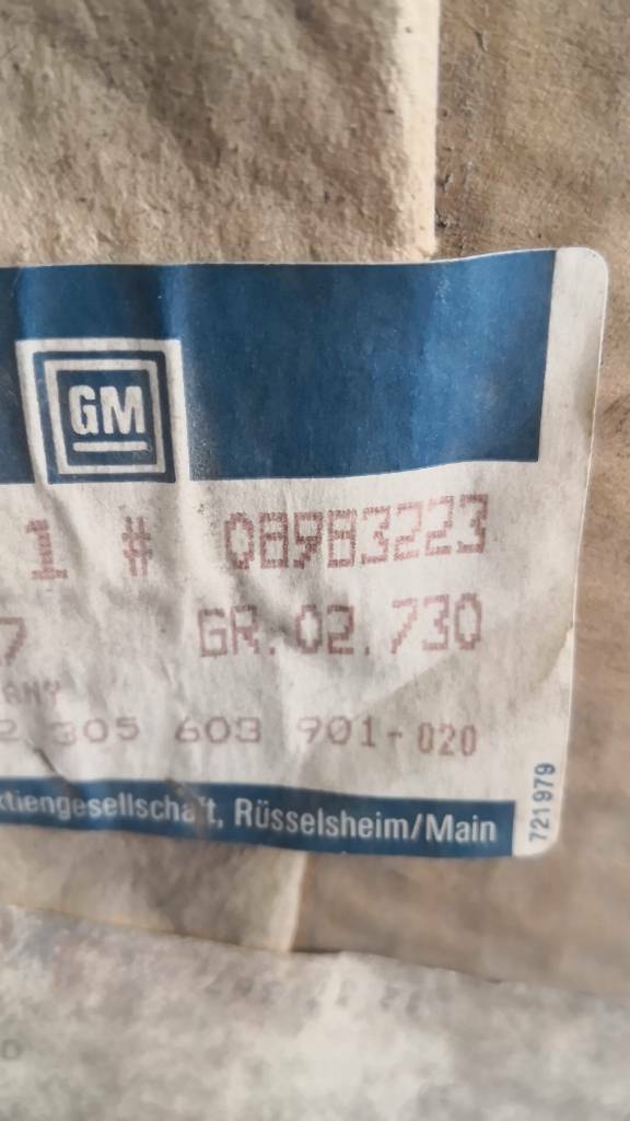 Opel Kadett C Frontscheinwerfer Glas neu original GM