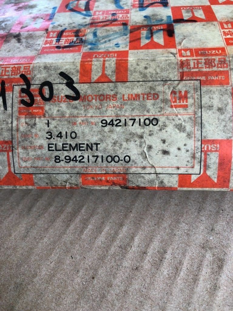 Isuzu euromidi 2.2 D luftfilter NEU Original GM