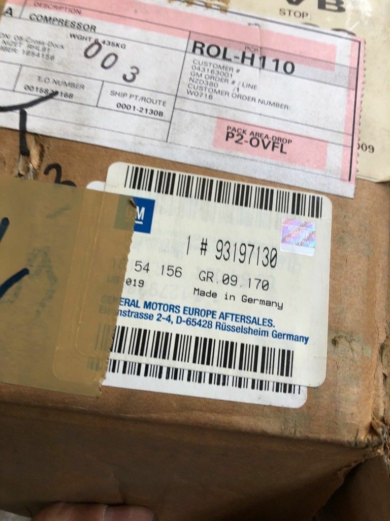 Astra G klimacompressor NEU Original Opel