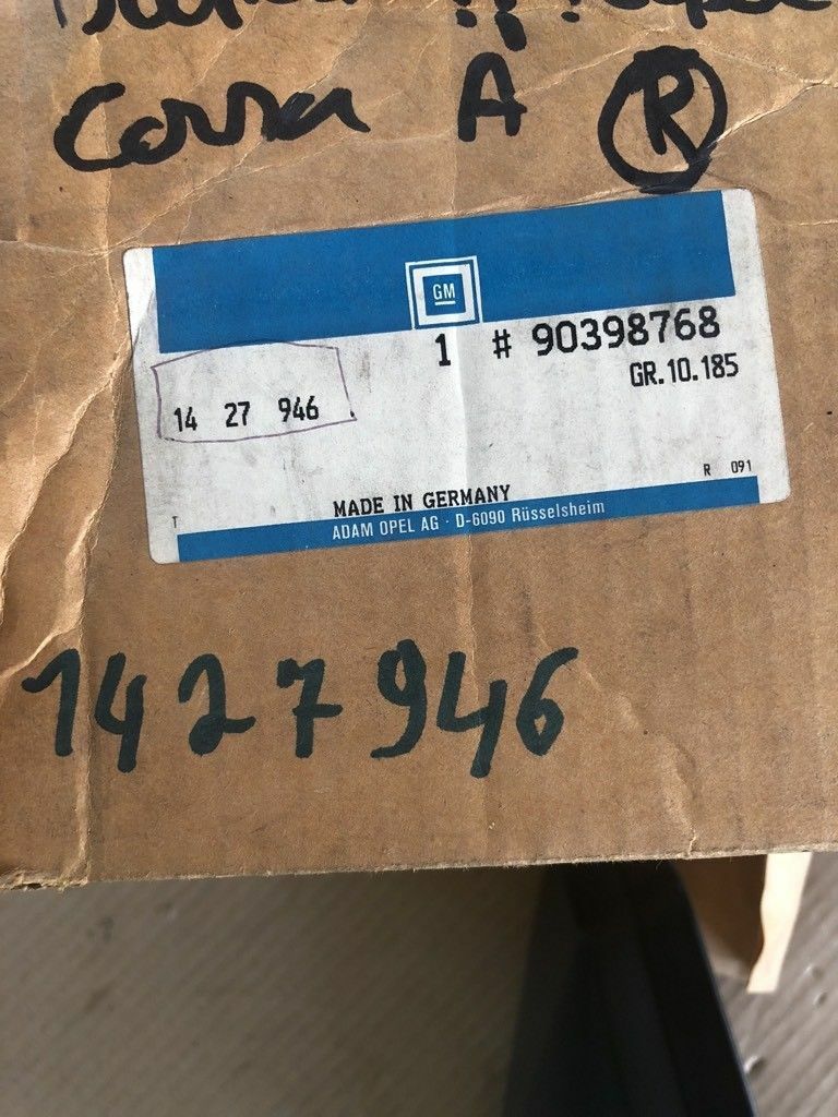 Original GM Opel Corsa A Außenspiegel rechts Neu