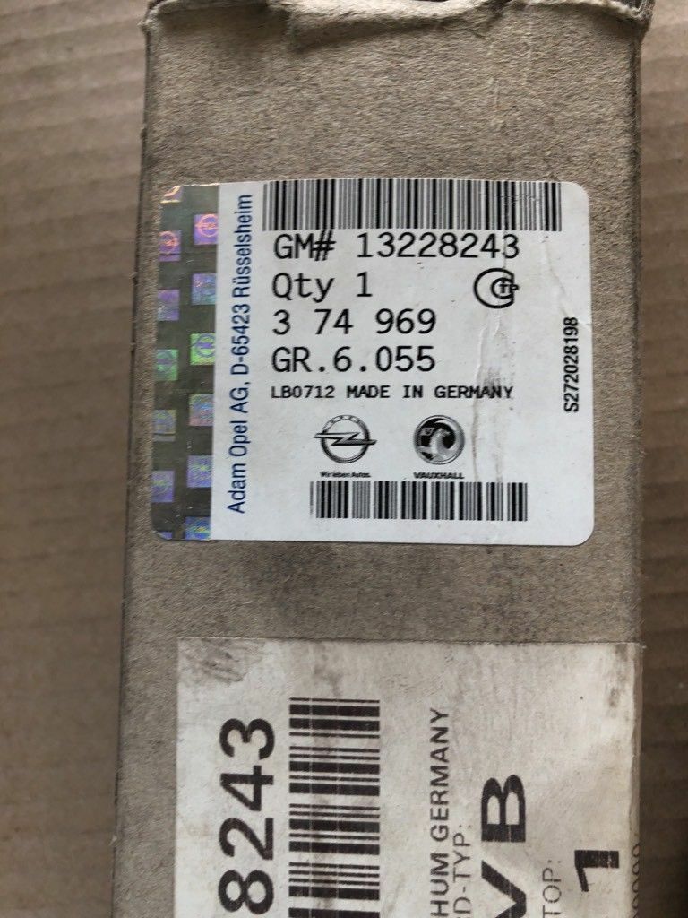 Original GM Opel Astra J Cascada Insignia Zwischenwelle Neu