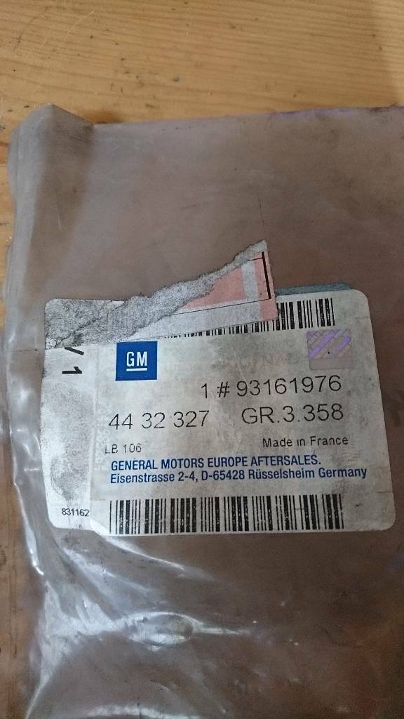 Opel Movano A Vivaro Dichtung Turbolader original GM