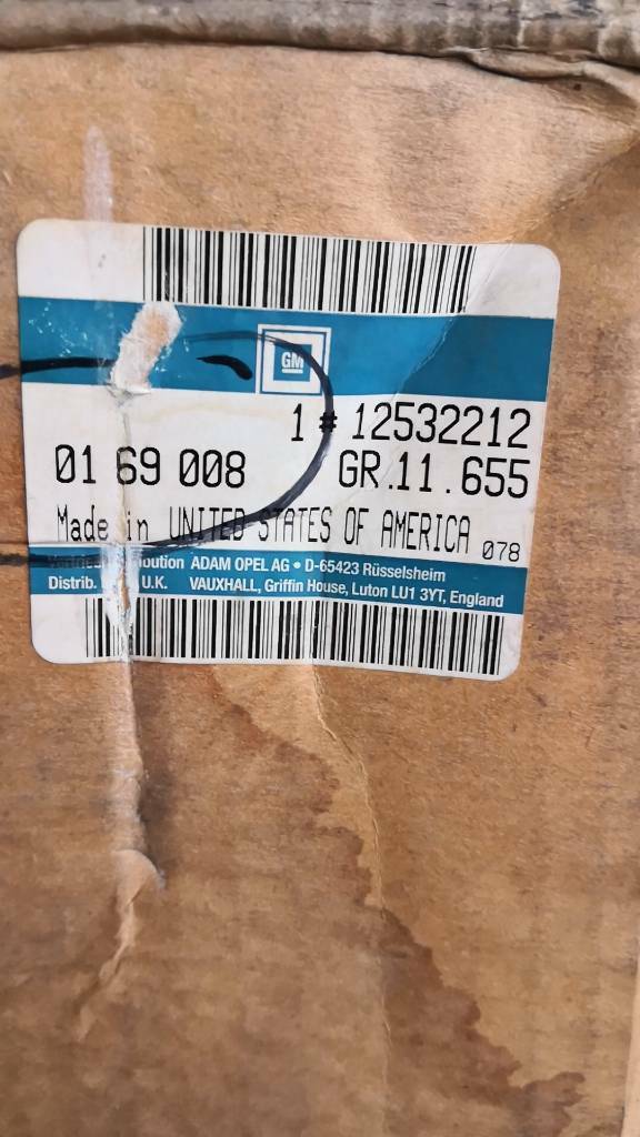 Opel Sintra Rückeneinstellung Neu Original GM