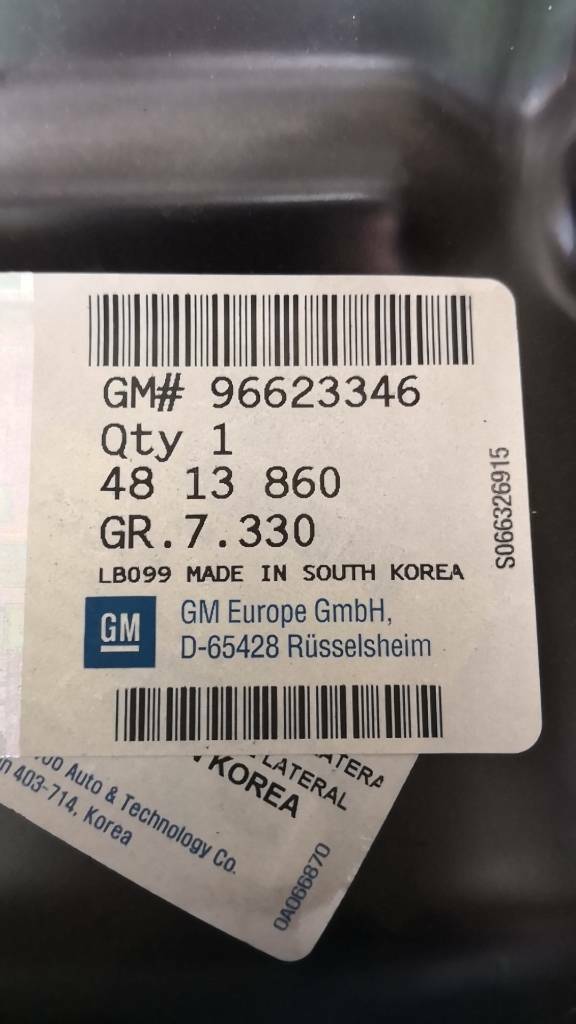 Opel Corsa D Reparaturblech neu original GM