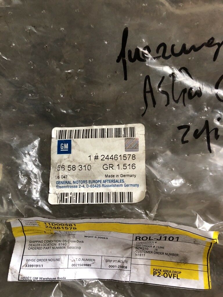 Opel Astra G Zafira A Fürungsrohr NEU Original GM