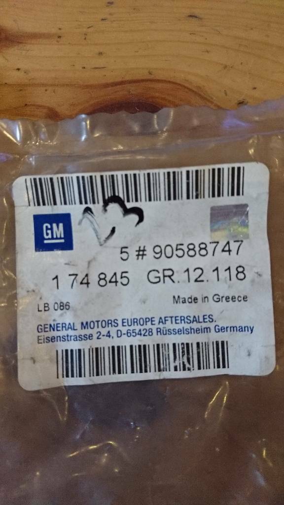 Astra G Zafira A Zierleiste Heckklappe Clips Neu Original GM