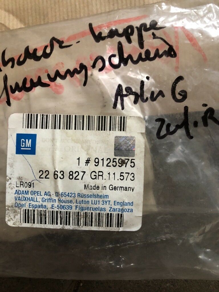 Opel Astra G Zafira A Abdeckung Führungsschiene links NEU GM