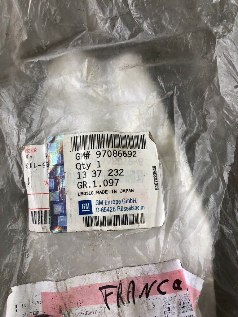 Opel Vectra A Rohr Turbo NEU Original GM