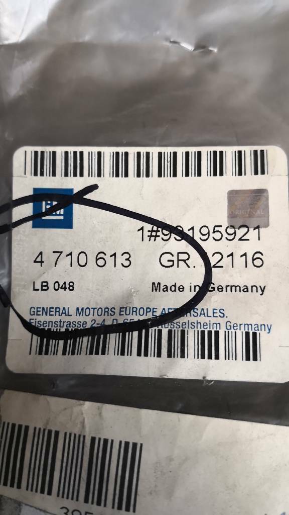 Opel Agila B Leiste Dichtung Hinten Links Neu Original GM