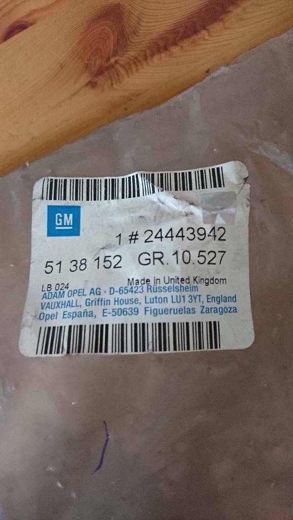 Astra G Zafira A Türgriff außen Neu Original GM